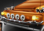 Tagbue i rustfrit stål til DAF XF Euro 6 Space Cab