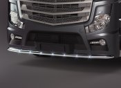 Frontrør i rustfrit stål til MB Actros MP4 2500mm