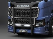 Frontbeskyttelse i ABS-plast til Scania C20
