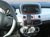 Mobilholder Fiat 500X fra 2015-