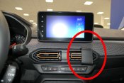 Mobilholder til Dacia Sandero fra 2021-