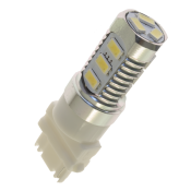Diode lampe hvid 12 LED P27W/3156