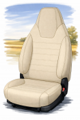 Sædebetræk til Kabe autocamper – Fiat Ducato 2015- | Beige