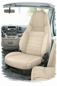 Sædebetræk til Bürstner autocamper – Fiat Ducato 2006- | Beige