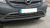 Nedre grill Mercedes Vito 2014-2020 til biler med umalet kofanger.