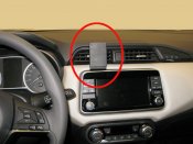 Mobilholder til Nissan Micra fra 2017-