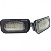 LED-nummerpladelys til Mercedes W203 4D, W203 4D Sedan