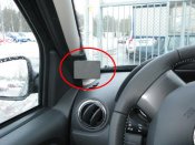 Mobilholder Dacia Duster fra 2010-2017