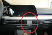 Mobilholder Volkswagen Golf fra 2020-