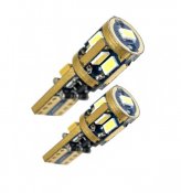 LED-lampe med 9 dioder Xenon hvid T10/W5W