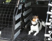 Skillevæg til hundegitter med dobbeltdøre | Artfex
