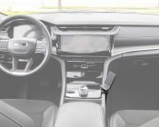 Mobilholder til Jeep Grand Cherokee fra 2026- | Modeltilpasset