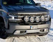 Ekstralygtebeslag til 4 ekstralygter til Chevrolet Silverado 2019-2022 | Qpax