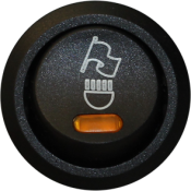 Afbryder/trykknap/knap 12V | Flagsymbol