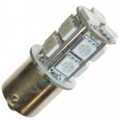 Diodelampe 12V 13xSMD Xenon hvid BA15s