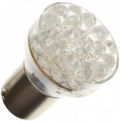 Diodelampe 12V 24xDiode rød 21W BA15s