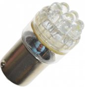 Diodelampe 12V 8xDiode Xenon hvid BA15s