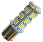 Diodelampe 24V 18xSMD Xenon hvid BA15s