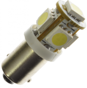 Diodelampe 24V 5xSMD BA9s