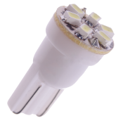 Diodelampe 24V 6xSMD Xenon hvid W5W