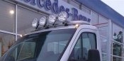 Forreste tagbøjle i aluminium til Mercedes-Benz Sprinter H1 Single Cab 2006-2018