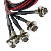 Indvendig LED Krom 12-24V 5xDiode