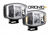 Orion+ Chrome LED ekstra lys | 100W | Valgfrit positionslys i hvid/orange
