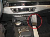 Mobilholder Audi A5 fra 2016-