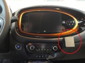 Mobilholder Toyota Aygo X fra 2022-