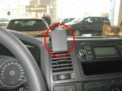 Mobilholder til Volkswagen Transporter T5 fra 2010-2015