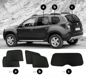 Solskærm Dacia Duster fra 2010-2017