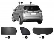 Solskærm Kia Carens 2014-2019