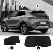 Solskærm Kia Sportage fra 2022-