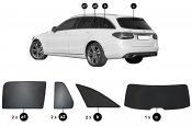 Solskærm Mercedes C-Klasse fra 2015-2021