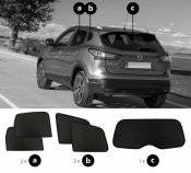 Solskærm Nissan Qashqai fra 2014-2017