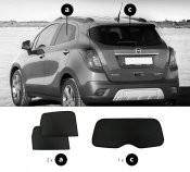 Solskærm Opel Mokka 2013-2020