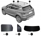 Solskærm Seat Arona fra 2017-