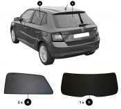 Solskærm Skoda Fabia Hatchback fra 2015-2021