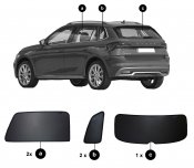 Solskærm Skoda Karoq fra 2018- og fremefter
