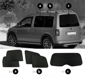 Solskærm Volkswagen Caddy fra 2010-2015