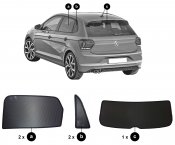 Solskærm Volkswagen Polo fra 2018-2020