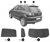 Solskærm Volkswagen Tiguan fra 2008-2015