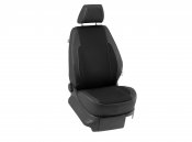 Kraftigt Bilbetræk (vinyl & stof) til førersædet i Volkswagen Transporter T6/T6.1 fra 2016-