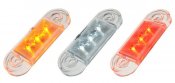 Supertyndt positionslys med 3xLED 12V/24V E-mærket