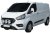 Ekstra lygtebeslag til Ford Transit Custom fra modelår 2018-2023