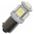 Diodelampe 12V 5xSMD xenon hvid BAX9s