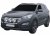 Ekstra lygtebeslag i rustfrit stål til Hyundai Santa Fé 2013-2018