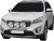 Ekstra lygtebeslag i rustfrit stål til Kia Sorento fra 2015-
