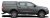 Force Pro Ladkassekappe med åbne sidepaneler til Mitsubishi L200 (Double Cab) fra 2016-.