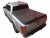 Flap cap sort Aluminium Basic til Nissan Navara Double Cab 2015-
